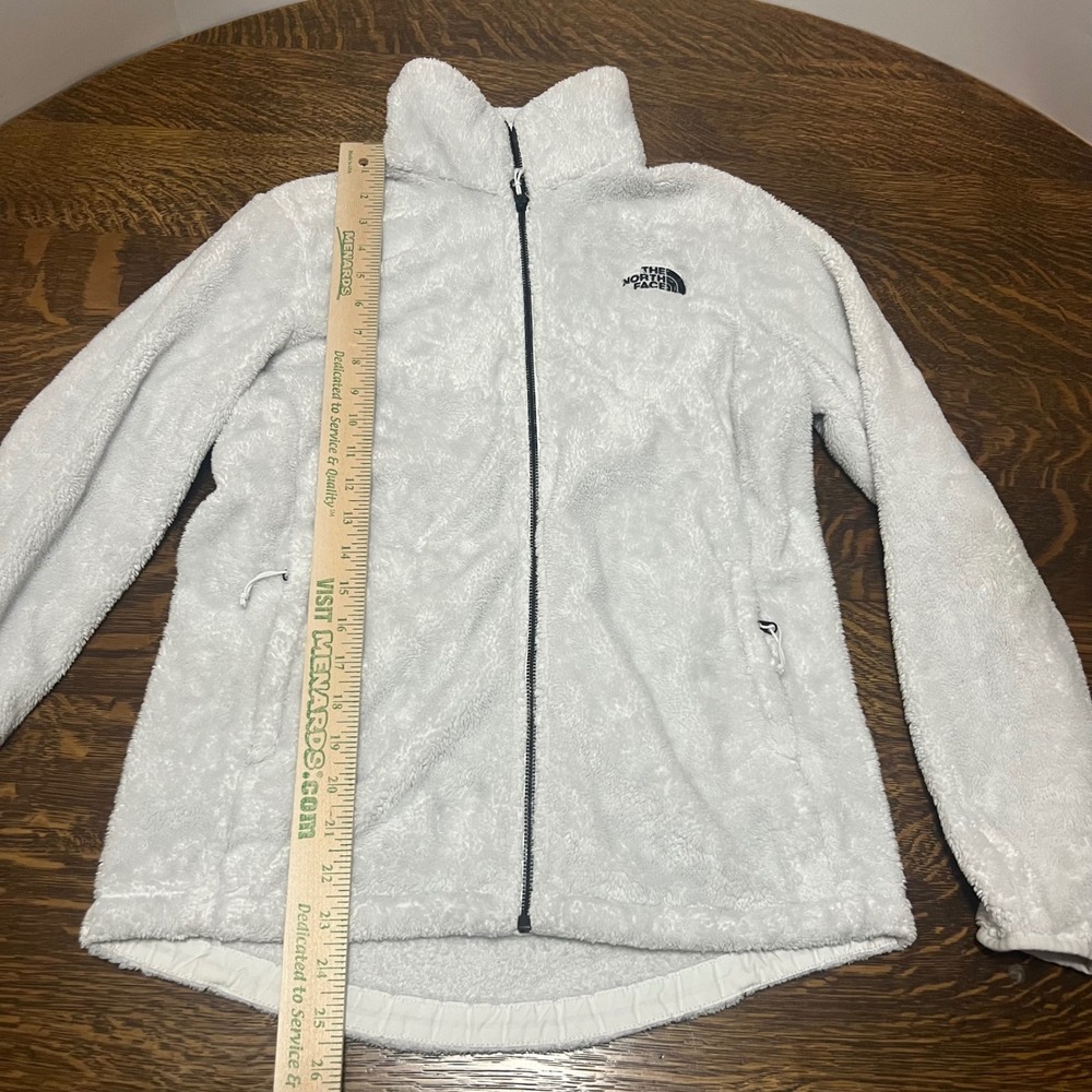 The North Face Osito Fleece Jacket Womens Small White Full Zip NF0A3XBD - Picture 7 of 8